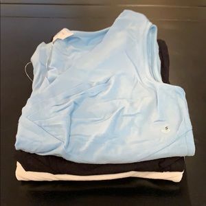 3 Loft V-Neck Tanks NWT Small